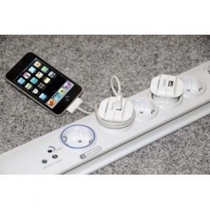 Универсално USB захранване и поставка за iPhone и iPod - Hama F-Type USB Charger  5