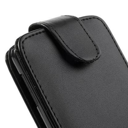 Leather Flip Case - кожен калъф за LG G2 (черен) 5