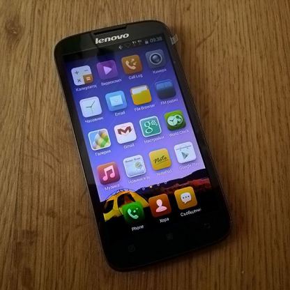 Lenovo A560, четири-ядрен 1.2Ghz смартфон с две сим карти, Andrоid 4.2 2