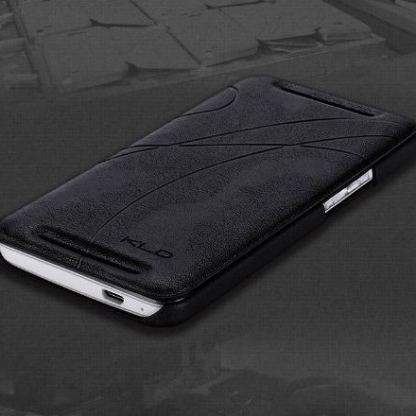 Oscar II Luxury Series - луксозен кожен флип калъф, ръчна изработка за Samsung Galaxy S5/S5 NEO  (черен) 6