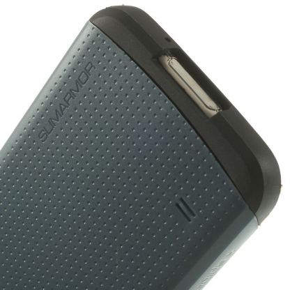 Spigen Mesh Armor - удароустойчив хибриден кейс за Samsung Galaxy S5 (тъмносин) 3