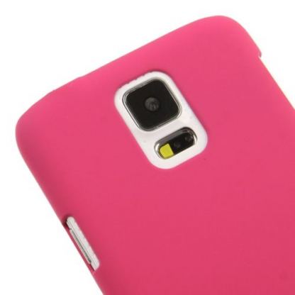 Anti-scratch Case - поликарбонатов кейс за Samsung Galaxy S5 (розов) 4