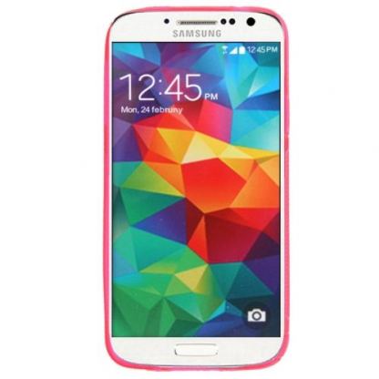 S-Line силиконов кейс за Samsung Galaxy S5 (розов) 3