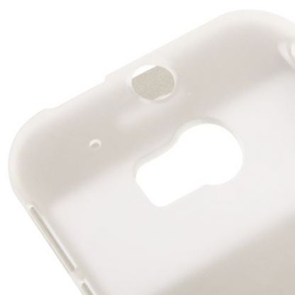 Flip Leather ID Caller Case - хоризонтален кожен калъф с прозорче за HTC ONE 2 M8 (бял) 4
