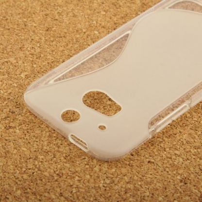 S-Line - силиконов кейс за HTC One 2 (M8) (прозрачен) 2