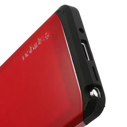 (+Подарък втори кейс) Spigen Armor - удароустойчив хибриден кейс за Samsung Galaxy Note 3 (червен) 4