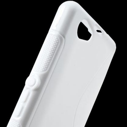 S-Line Cover Case - силиконов калъф за Sony Xperia Z1 Compact (бял) 4