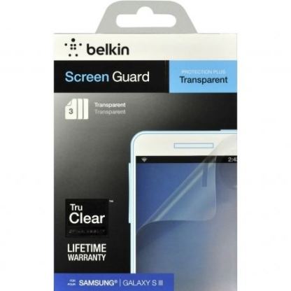 Belkin screen guard - защитно покритие за Samsung Galaxy S3 (три броя)  2