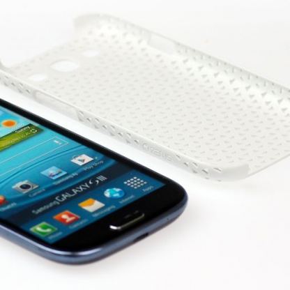 Zenus Spunky Case - поликарбонатов кейс за Samsung Galaxy S3 (бял)  2