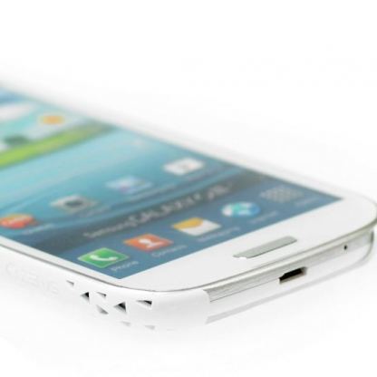 Zenus Spunky Case - поликарбонатов кейс за Samsung Galaxy S3 (бял)  3