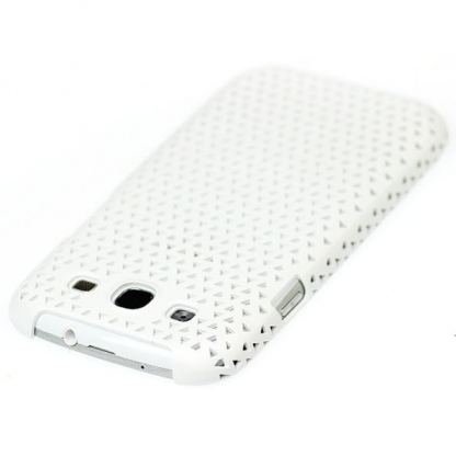 Zenus Spunky Case - поликарбонатов кейс за Samsung Galaxy S3 (бял)  4