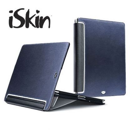 iSkin Aura2 - кожен калъф и видео стойка за за iPad 3 и iPad 2 