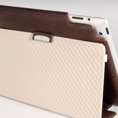 Vaja Leather Agenda - луксозен кожен калъф (ръчна изработка) за iPad 3 (черен)  3