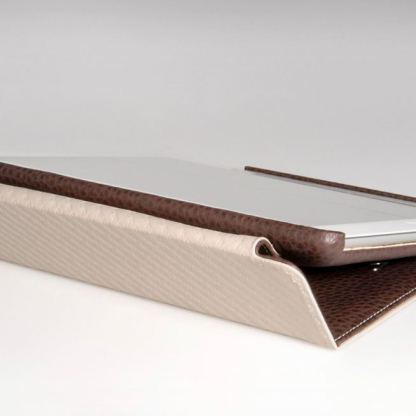 Vaja Leather Agenda - луксозен кожен калъф (ръчна изработка) за iPad 3 (кафяв)  7