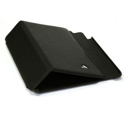 Vaja Libretto - луксозен кожен калъф (ръчна изработка) за iPad 3 (черен)  3