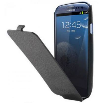 Samsung Leather Flip2 - вертикален кожен калъф за Samsung Galaxy S3 i9300 