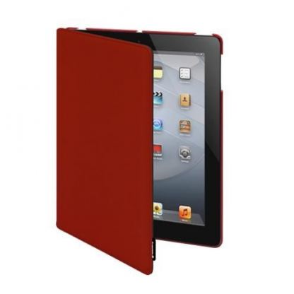 SwitchEasy CANVAS - кожен кейс и поставка за iPad 3 (новият iPad) - червен  2