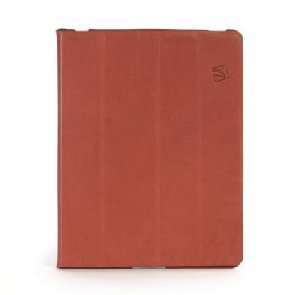 Tucano Cornice Folio Case - кожен кейс с поставка за iPad 2/3 (червен)  2
