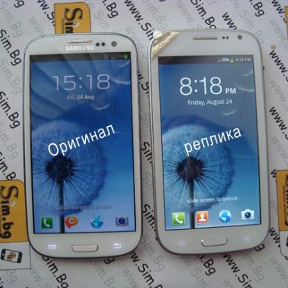 Samsung Galaxy S3, телефон с две сим карти, реплика 6