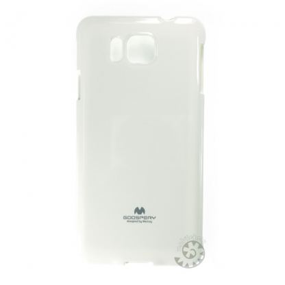 Mercury Goospery Jelly Case - силиконов (TPU) калъф за Samsung Galaxy S6 (бял) 2