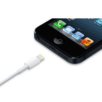 Apple Lightning to USB Cable - оригинален USB кабел за iPhone 5, iPod Touch 5, iPod Nano 7 2