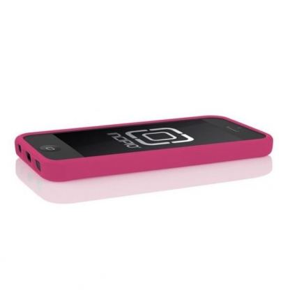 Incipio Dual Pro Shine - удароустойчив хибриден кейс за iPhone 5 (розов) 2