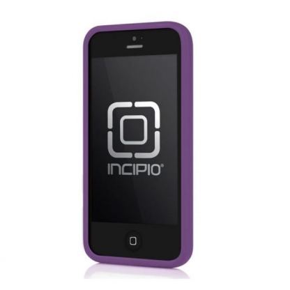 Incipio Dual Pro Shine - удароустойчив хибриден кейс за iPhone 5 (лилав) 2