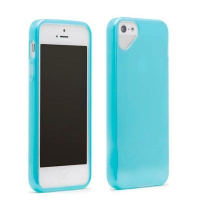 Olo Glacier Snap On TPU Case - термополиуретанов калъф за iPhone 5 (син) 2