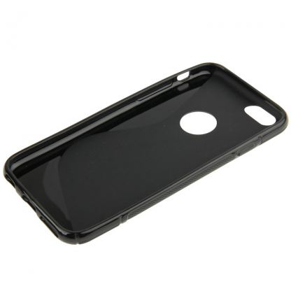 S-Line Cover Case - силиконов (TPU) калъф за iPhone 6 Plus, 6S Plus (черен) 2