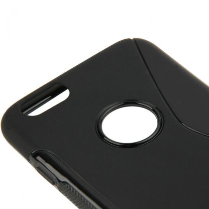S-Line Cover Case - силиконов (TPU) калъф за iPhone 6 Plus, 6S Plus (черен) 3