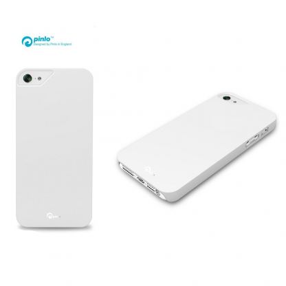 Pinlo Rubber Slice - поликарбонатов кейс за iPhone 5 (бял) 3