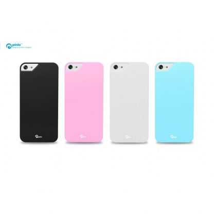 Pinlo Rubber Slice - поликарбонатов кейс за iPhone 5 (бял) 4