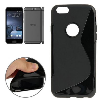S-Line Cover Case - силиконов (TPU) калъф за HTC One A9 (черен)