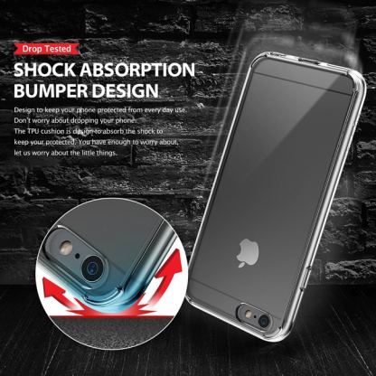 Ringke Hybrid Case - хибриден кейс за iPhone 6/6S (прозрачен) 7
