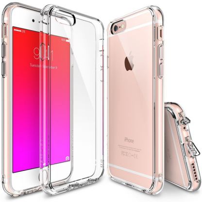 Ringke Hybrid Case - хибриден кейс за iPhone 6/6S (прозрачен) 2