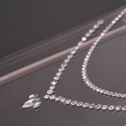 Ringke Noble NECKLACE Case - хибриден кейс с кристали за iPhone 6/6S (прозрачен) 5