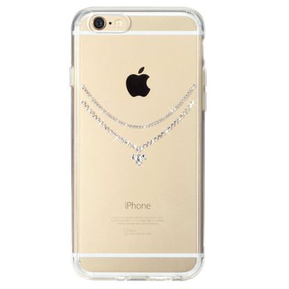 Ringke Noble NECKLACE Case - хибриден кейс с кристали за iPhone 6/6S (прозрачен) 3