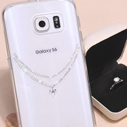 Ringke Noble NECKLACE Case - кейс с кристали за Samsung Galaxy S7 Edge (прозрачен) 3