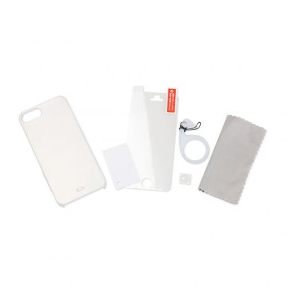 Tunewear Eggshell - тънък поликарбонатов кейс с аксесоари за iPhone 5 (прозрачен) 4