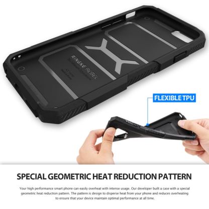 Ringke Armor Rebel - удароустойчив кейс за iPhone 6/6S Plus (черен) 2