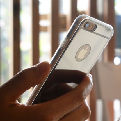 Ringke Hybrid Mirror Case - хибриден кейс за Samsung Galaxy S6 (огледален-прозрачен) 4