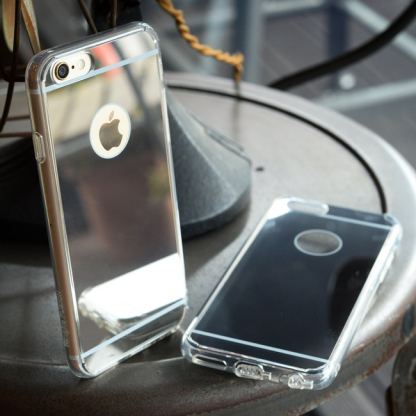 Ringke Hybrid Mirror Case - хибриден кейс за Samsung Galaxy S6 (огледален-прозрачен) 14