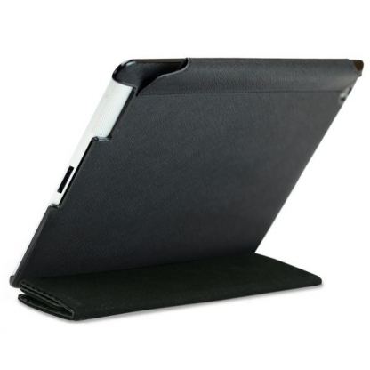 Tunewear LeatherLook - кожен кейс и поставка за iPad 2/3/4 (жълт) 2