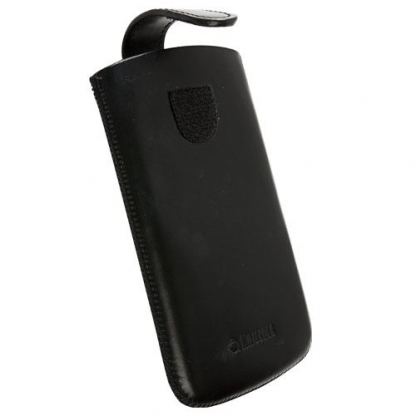 Krusell Asperö L Long - кожен калъф с лента  за iPhone 5, iPod Touch 5 и мобилни телефони (черен) 3