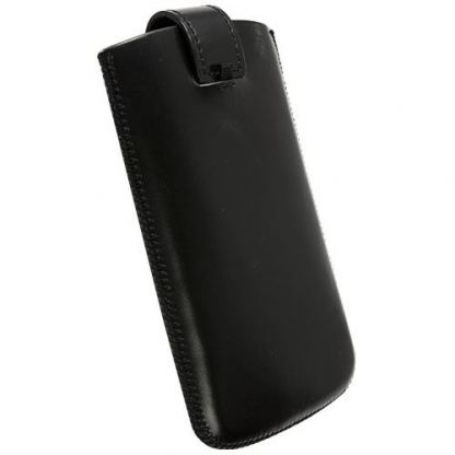 Krusell Asperö L Long - кожен калъф с лента  за iPhone 5, iPod Touch 5 и мобилни телефони (черен) 2