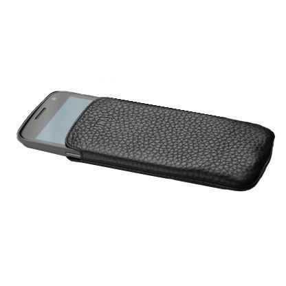 Sena Ultraslim Pouch - кожен калъф за Samsung Galaxy S2 i9100 (естествена кожа, ръчна изработка) (черен) 4