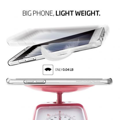 Spigen Liquid Crystal Case - тънък термополиуретанов кейс за Samsung Galaxy Note 7 (прозрачен) 7