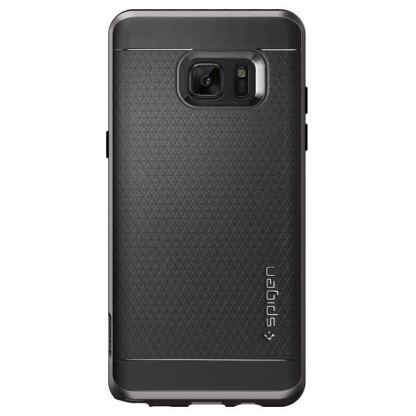 Spigen Neo Hybrid Case - хибриден кейс с висока степен на защита за Samsung Galaxy Note 7 (черен-сив) 3
