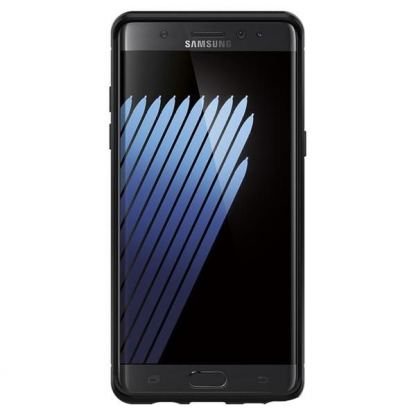 Spigen Rugged Armor Case - силиконов кейс с елементи от карбон висока защита за Samsung Galaxy Note 7 (черен) 5