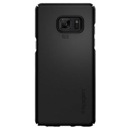 Spigen Thin Fit Case - качествен тънък кейс за Samsung Galaxy Note 7 (черен) 3